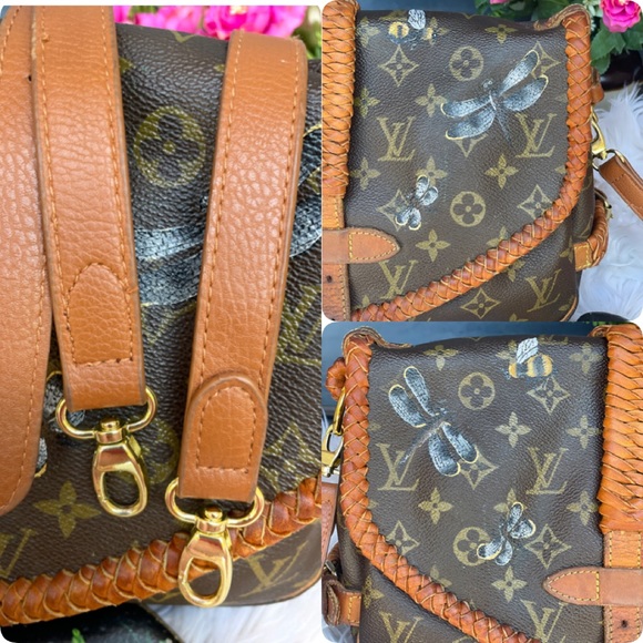 💝 😍handmade custom 🌟Louis Vuitton Saumur 30 - Picture 15 of 17